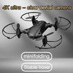 Mini Drone 1080P 4K HD WiFi FPV Camera Altitude Hold Real-time Transmission Foldable Quadcopter RC Drones H2