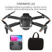 2022 Newest Drone 1080P 4K HD WiFi FPV Dual Camera Height Keep Real Time Transmission Foldable Smart Obstacle Avoidance Air Vehicle RC Drone L21 Color Grey