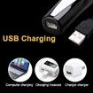 USB Charging Dog Foot Ear Hair Trimmer Shaver Clippers Cordless 5V Black