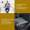 Comfortable Non-Slip Adjustable Inflatable Chair Cushion (Black)