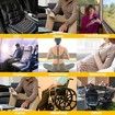 Comfortable Non-Slip Adjustable Inflatable Chair Cushion (Black)