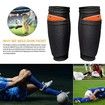 Worthwhile football shin guard padded sock for teenagers, protective legging gear(1 pair)