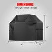 Grill Cover, 58 inch BBQ Gas Grill Cover Waterproof Weather Resistant, UV and Fade Resistant, UV Resistant Materia for Different Grills