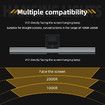 LED Desk Lamp Dimmable Office Computer Screenbar Eye-caring Table Lamp For Study Reading Screen Monitor Hanging Light Bar with Camera and mic