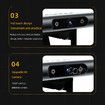 LED Desk Lamp Dimmable Office Computer Screenbar Eye-caring Table Lamp For Study Reading Screen Monitor Hanging Light Bar with Camera and mic