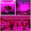 2 Strips Grow Light Four Heads Growing lamp Full Spectrum Dimmable Levels Led Plant Lamp with Red Blue Lights