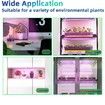 2 Strips Grow Light Four Heads Growing lamp Full Spectrum Dimmable Levels Led Plant Lamp with Red Blue Lights