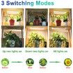 4 Strips Grow Light Four Heads Growing lamp, Full Spectrum Dimmable Levels Led Warm Light for Green House Hydroponics Succulent