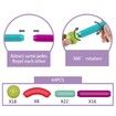 64Pcs Magnetic Balls and Rods Building Sticks Blocks Set Vibrant Colors Different Sizes Curved Shapes Children Educational Stacking STEM Magnet Toys