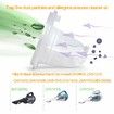 Replacement Filters Compatible with Black & Decker VF110 Dustbuster Cordless Handheld Vacuum Cleaner CHV1410l Part # 90558113, 4 Pack Replacement Filters for Black & Decker