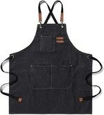 Chef Aprons for Men Women Cooking Kitchen Canvas Apron