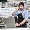 Chef Aprons for Men Women Cooking Kitchen Canvas Apron