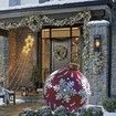 23.6 inch PVC Giant Christmas Inflatable Ball Decor for Home Christmas Festive Gift Ball (Red)