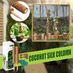 2x 30cm Plant Climbing Frame Climbing Column Set, Coconut Silk Column Rod Pile Frame Bamboo Moss Rod Winding Palm Column