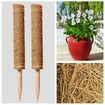 2x 30cm Plant Climbing Frame Climbing Column Set, Coconut Silk Column Rod Pile Frame Bamboo Moss Rod Winding Palm Column