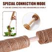 2x 30cm Plant Climbing Frame Climbing Column Set, Coconut Silk Column Rod Pile Frame Bamboo Moss Rod Winding Palm Column