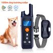 1000m Dog Training Collar Waterproof Pet Remote Control Collar With Shock Vibration Electric Sound Shocker Dog Products