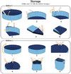 Size L Foldable Pool for Pet bath Tub and Kids Pool 3 sizes available