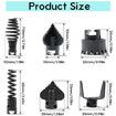 7 Piece Drain Cleaning Tool Set, Cutter Head Cleaning Tool for Drain Drills