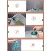 Cat Litter Spoon Cat Litter One Piece Shovel Portable Kitten Litters Scooper with Garbage Bag High Capacity Cats Cleaning Supplies