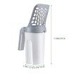 Cat Litter Spoon Cat Litter One Piece Shovel Portable Kitten Litters Scooper with Garbage Bag High Capacity Cats Cleaning Supplies
