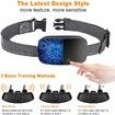 Bark Collar for Dogs, Rechargeable Anti Barking Training Collar for Small Medium Large Dogs (Black)