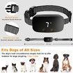 Bark Collar for Dogs, Rechargeable Anti Barking Training Collar for Small Medium Large Dogs (Black)