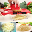 Multifunctional Vegetable Slicer Mandolin Slicer Potato Peeler Carrot Cheese Grater Vegetable Slicer Kitchen Accessories Gift Red