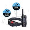 Dog Training Collar Waterproof Rechargeable Remote 2000m Range Shock Vibration Flashing Light Beacons 2 Collars Long Battery Life