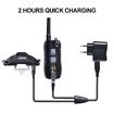 Dog Training Collar Waterproof Rechargeable Remote 2000m Range Shock Vibration Flashing Light Beacons 2 Collars Long Battery Life