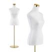Female Mannequin Torso Display Stand Manikin Dress Form Dressmakers Sewing Fashion Tripod Base 164-180CM White
