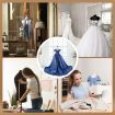 Female Mannequin Torso Display Stand Manikin Dress Form Dressmakers Sewing Fashion Tripod Base 164-180CM White