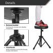 Melodic Drum Stool Throne Seat Chair Folding Padded Rotatable for Kids Adults