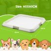 60x60cm Pet Dog Pee Pad Holder Indoor Puppy Potty Training Tray Portable Trainer