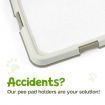 60x60cm Pet Dog Pee Pad Holder Indoor Puppy Potty Training Tray Portable Trainer