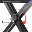 Melodic X Style Keyboard Stand Double Braced Music Piano Holder Folding Adjustable Height