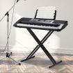 Melodic X Style Keyboard Stand Double Braced Music Piano Holder Folding Adjustable Height