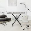 Melodic X Style Keyboard Stand Double Braced Music Piano Holder Folding Adjustable Height