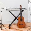 Melodic X Style Keyboard Stand Double Braced Music Piano Holder Folding Adjustable Height