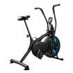 GENKI Fan Bike Exercise Bicycle Stationary Workout Machine Home Gym Equipment Blue