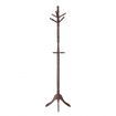9 Hook Wooden Clothes Coat Rack Tree Stand Entryway Hall Tree Umbrella Hat Hanger