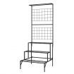 3-Tier Hanging Plant Stand Rack Metal Flower Pot Display Shelf Garden Planter Black