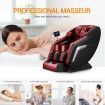 HOMASA Massage Chair Zero Gravity Recliner Electric Massager Full Body with Touch Control Red