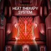 HOMASA Massage Chair Zero Gravity Recliner Electric Massager Full Body with Touch Control Red