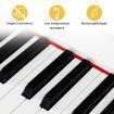 Melodic 88 Key Digital Piano Weighted Keyboard Hammer Action with Sliding Cover White