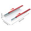 Hanging Storage Rack Refrigerator Hanging Storage Clip Sliding Rail Tray for Food Bag Fridge Organizer Useful Things for Home Include 6 food bags