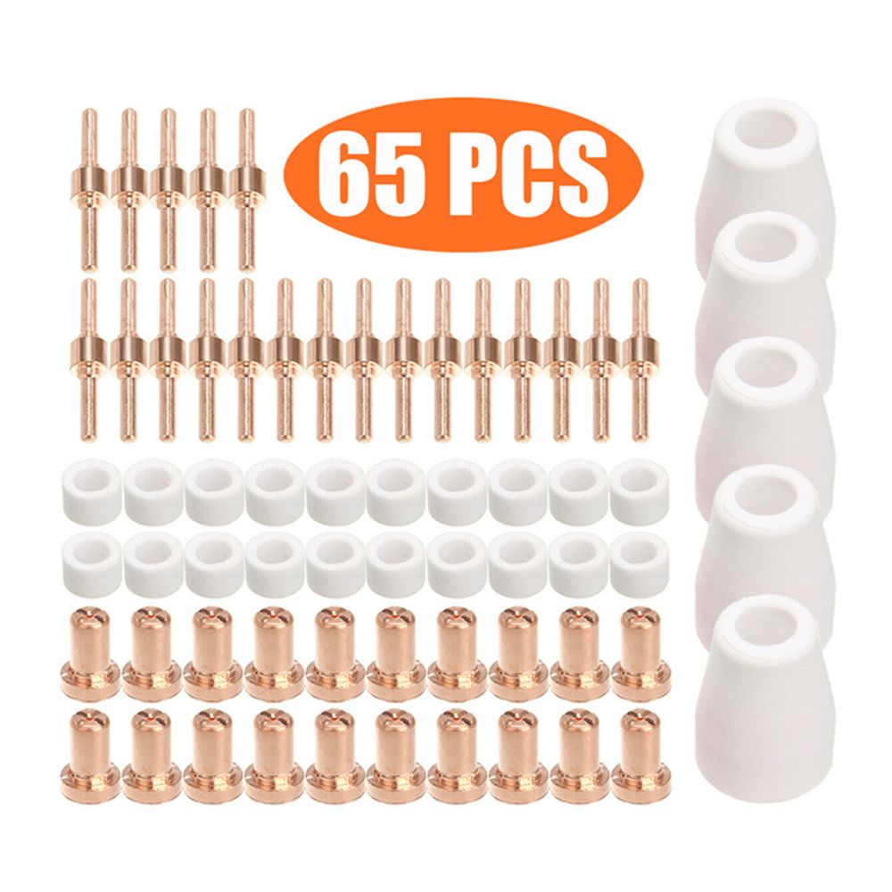 Air plasma cutting tips, 65 built-in cutters and consumables