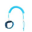 Surfboard Leash Surf Leash Leg Rope Straight 10 ft for All Types of Surfboards with Ankle Cuff, Safety Tether Sailing Cord for Paddleboard - Blue