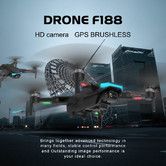 2022 Newest Folding 5G brushless GPS positioning drone HD 6K ESC 90 degree dual-lens cross-border remote control drone