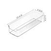 Stackable Pantry Organizer Bins, Clear Fridge Organizers for Kitchen, Freezer, Countertops, Cabinets - Plastic Food Storage Container with Handles for Home and Office